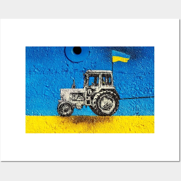 Ukrainian Tractor Wall Art by Sommo_happiens